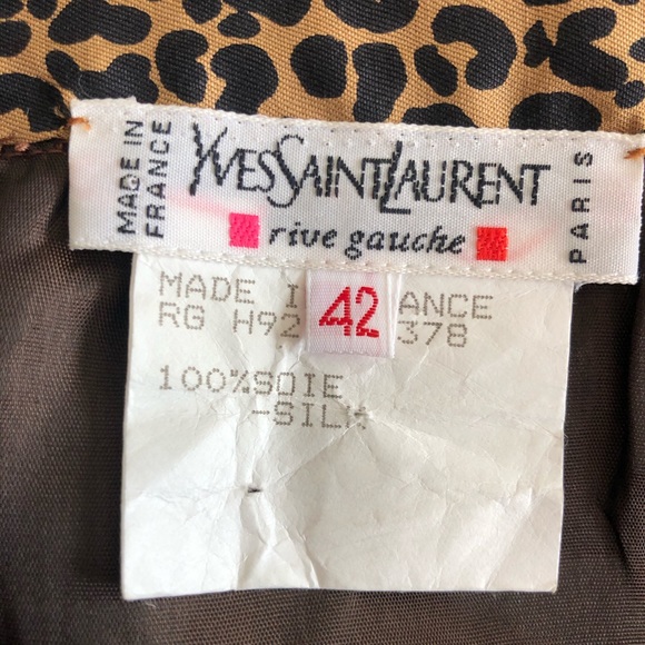 SOLD Vintage Yves Saint Laurent Rive Gauche Skirt - Picture 6 of 6